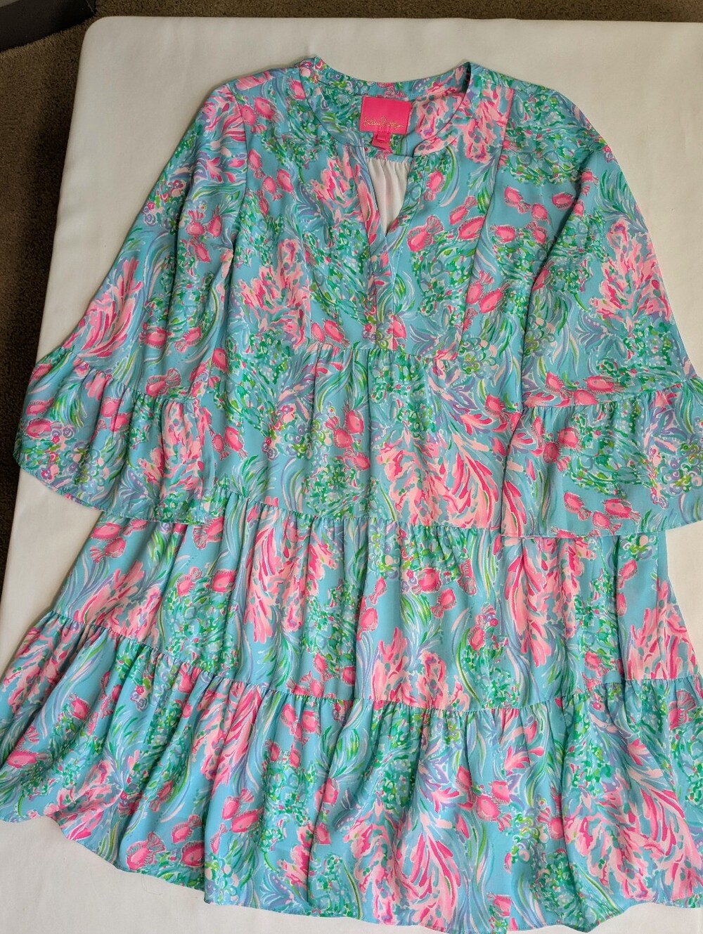 Lily Pulitzer Gabriel Dress Sz 10 - Picture 2 of 12